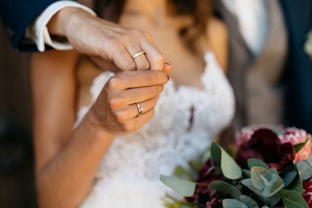 hochzeit brautpaar ehering hochzeitsmesse